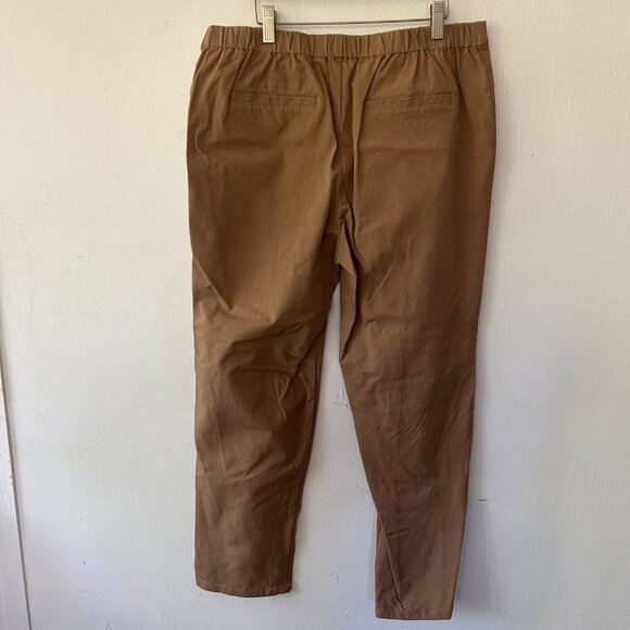 IsaacMizrahi Pull On Khakis Womens 14 Elastic Waist Comfy - Picture 8 of 9